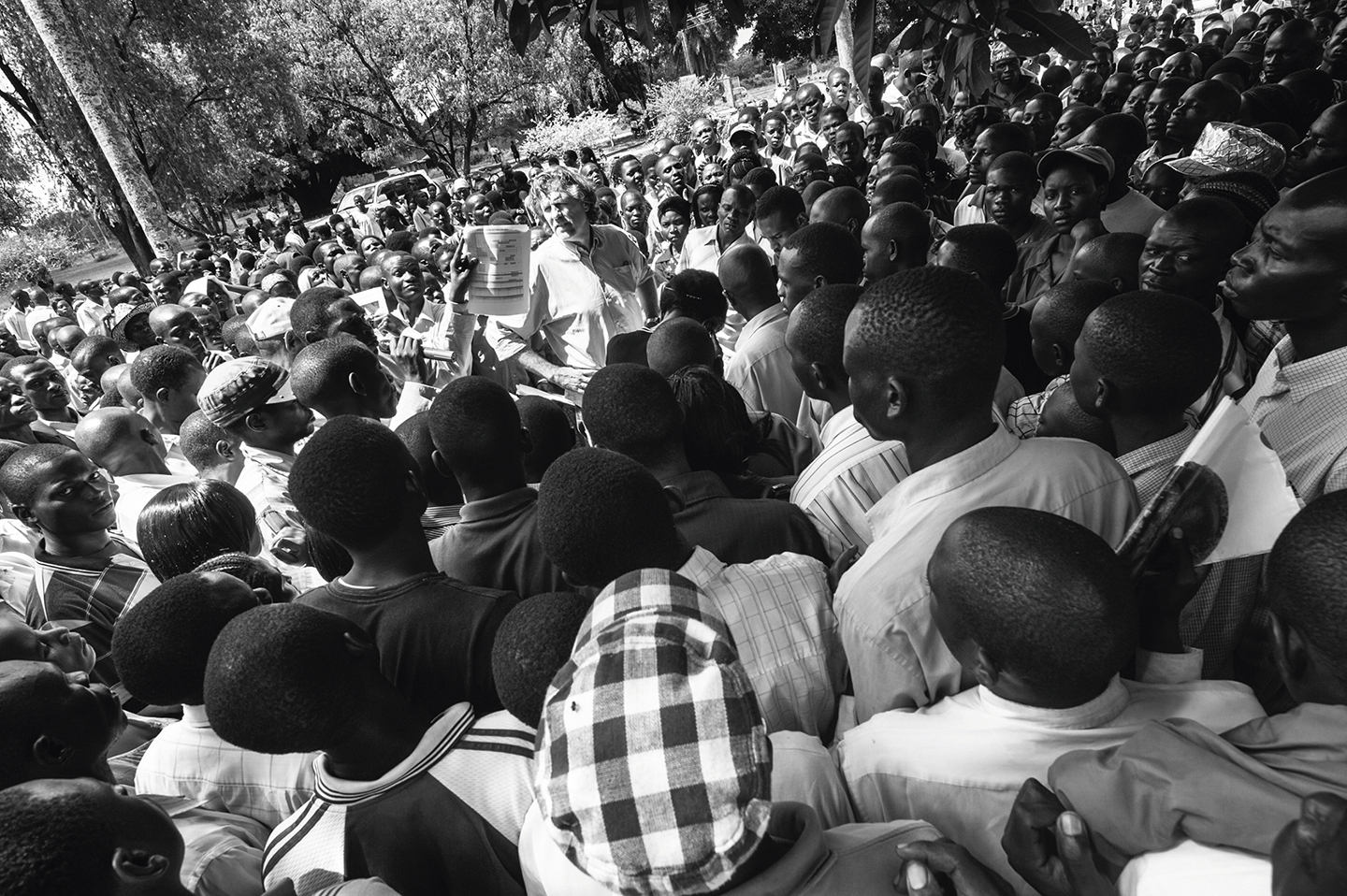 ©Jansen van Staden, Microlight. Pa in a village meeting, Hoima, Uganda, 2010
