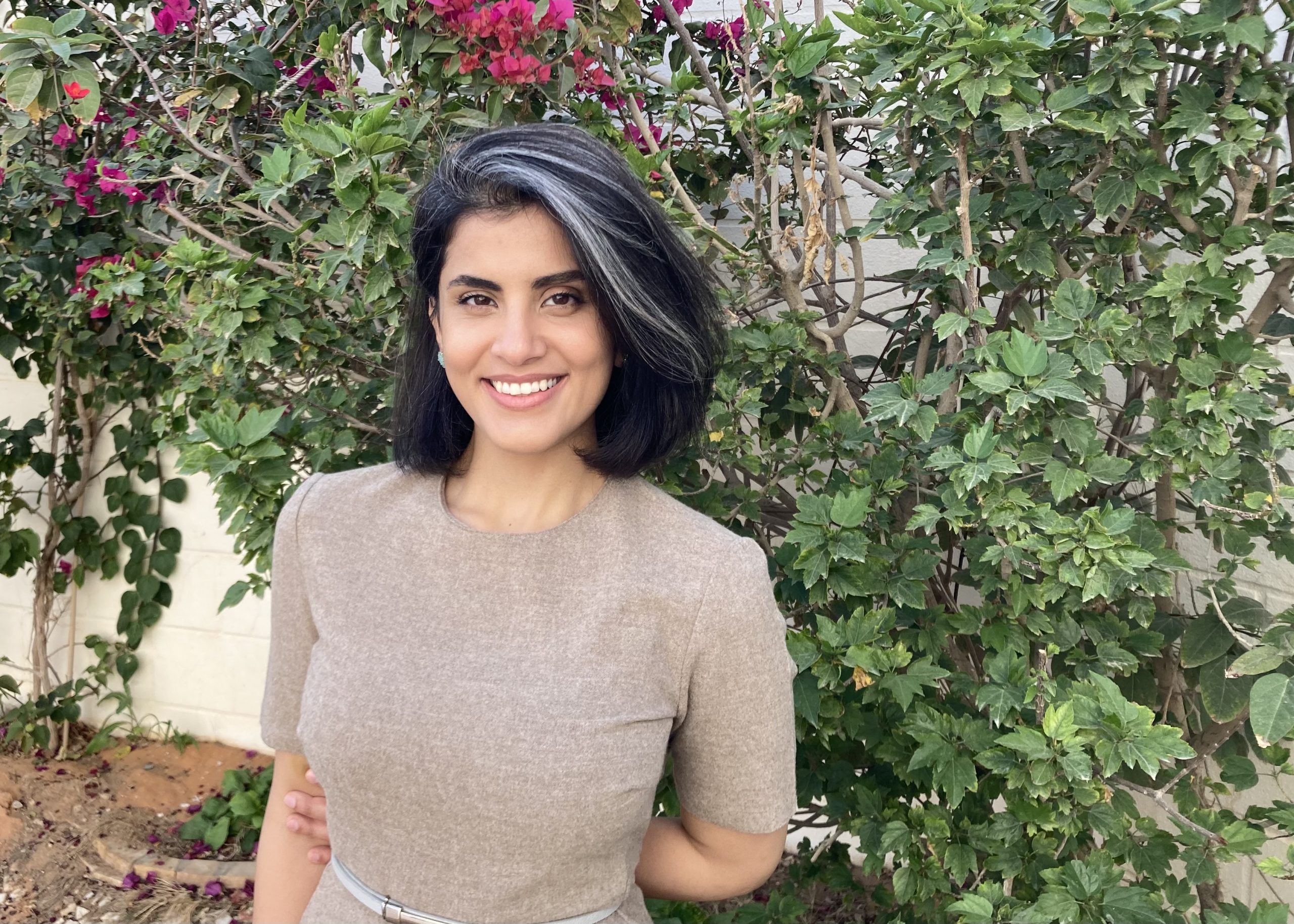 Loujain al-Hathloul na haar vrijlating in februari 2021