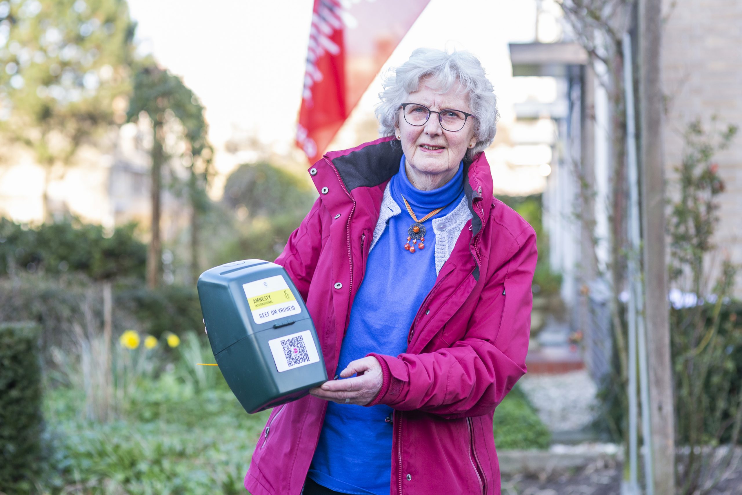 Hilda Bijl coördineert al 20 jaar de collecte in Vlaardingen.