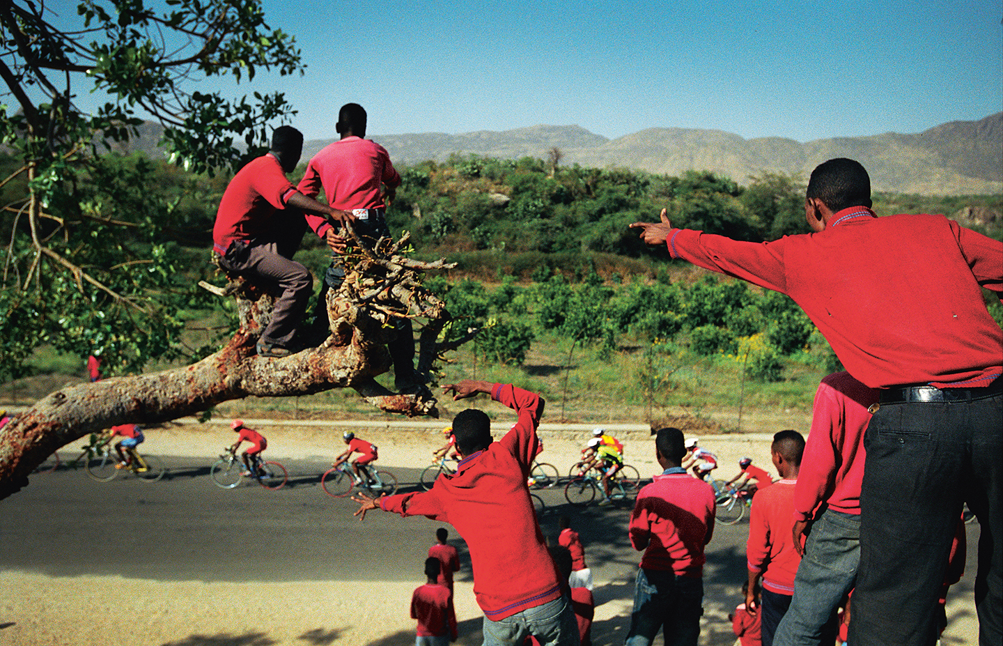 Wielrennen is de grootste sport in Eritrea, een voormalige Italiaanse kolonie en een van de meest repressieve landen ter wereld.