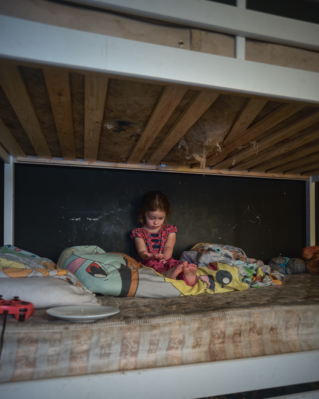 Marks dochter Poppie. (Uit de serie Thatcher's Children)