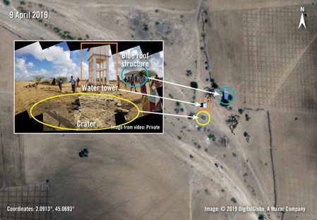 Onderzoek naar een Amerikaanse luchtaanval in Somalië waarbij drie burgers om het leven kwamen, april 2019.