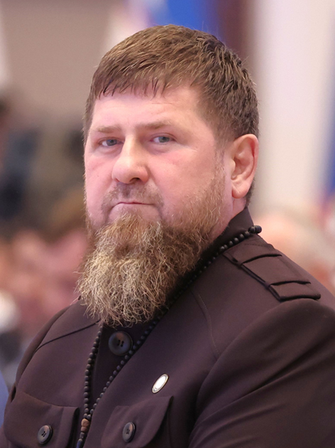 Ramzan Kadyrov, leider van Tsjetsjenië.