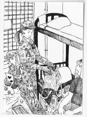 Tekening Sasja Skotsjilenko