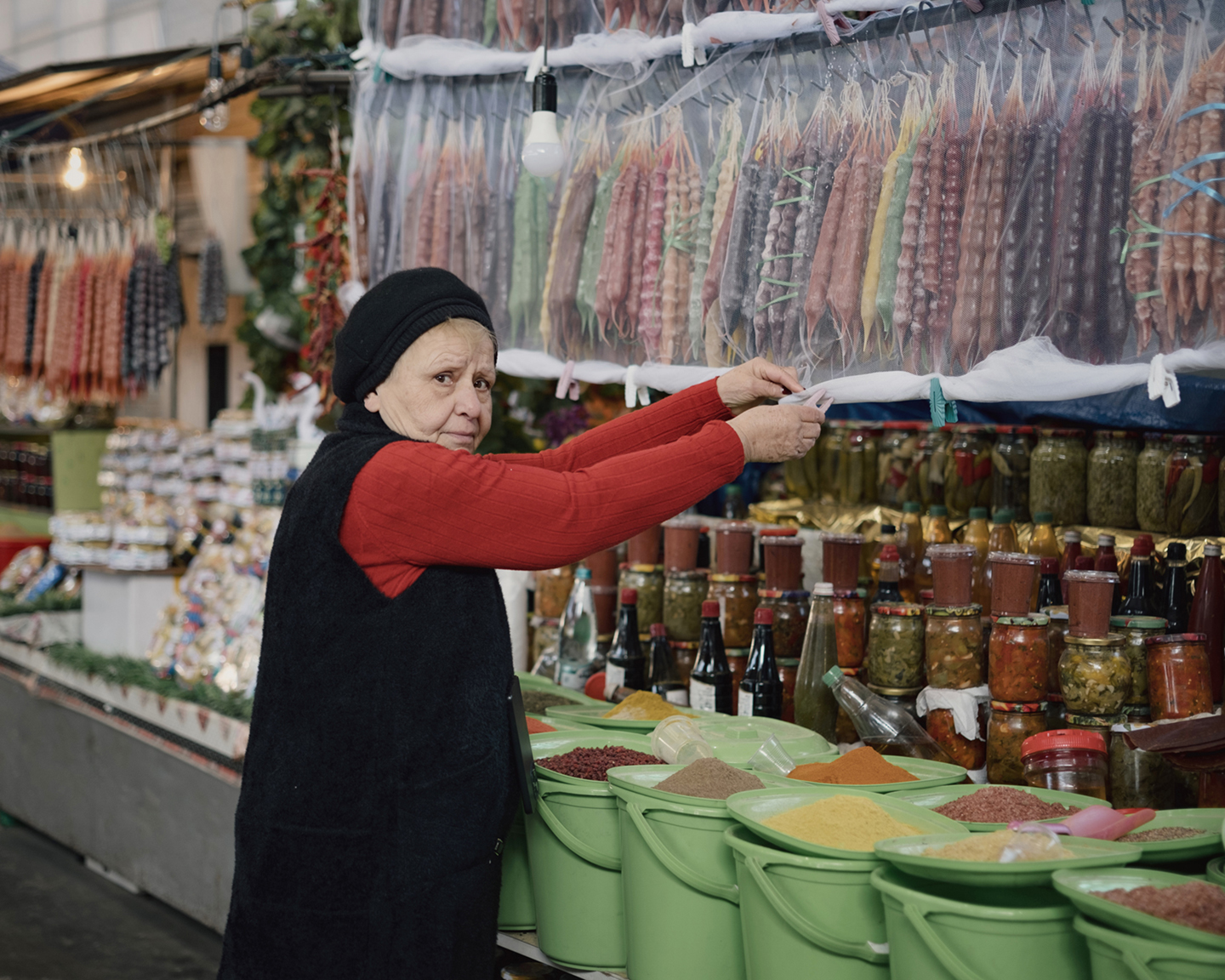 Voormalig cardioloog Tina Nugzarashvili: ‘Met deze kraam heb ik voor mijn kinderen gezorgd. Het is mijn grootste trots.’