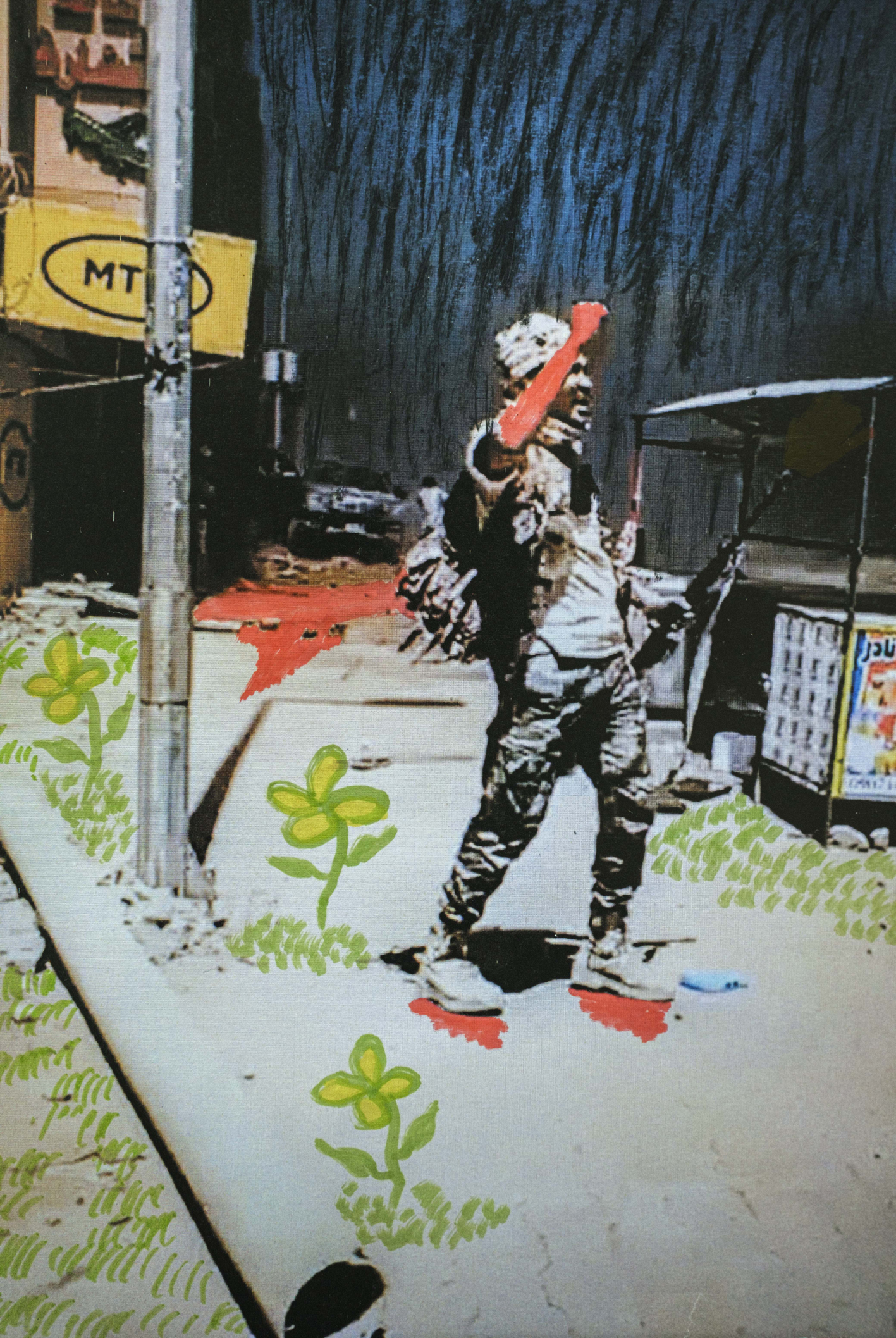 Soldaten van de RSF juichen tijdens gevechten met het Soedanese regeringsleger (SAF) in het centrum van Khartoem, 28 september 2024. Een collage van screenshots van video’s die de RSF op sociale media plaatste.