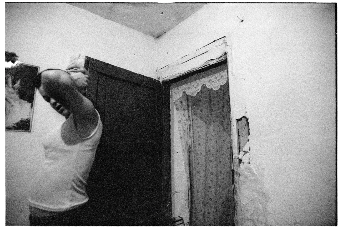 Silda in een opvanghuis in Eindhoven, 2003.