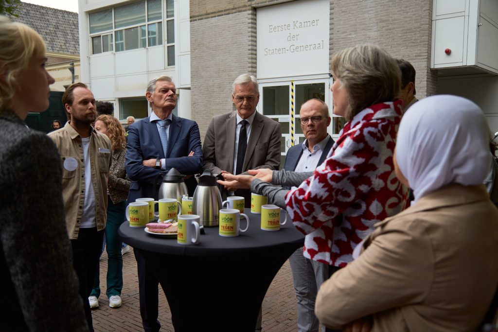 Actie asielwetten Eerste Kamer, 9 september 2025