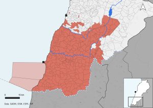 Gebieden waar Israël grootschalige evacuatiebevelen uitvaardigde in 2026